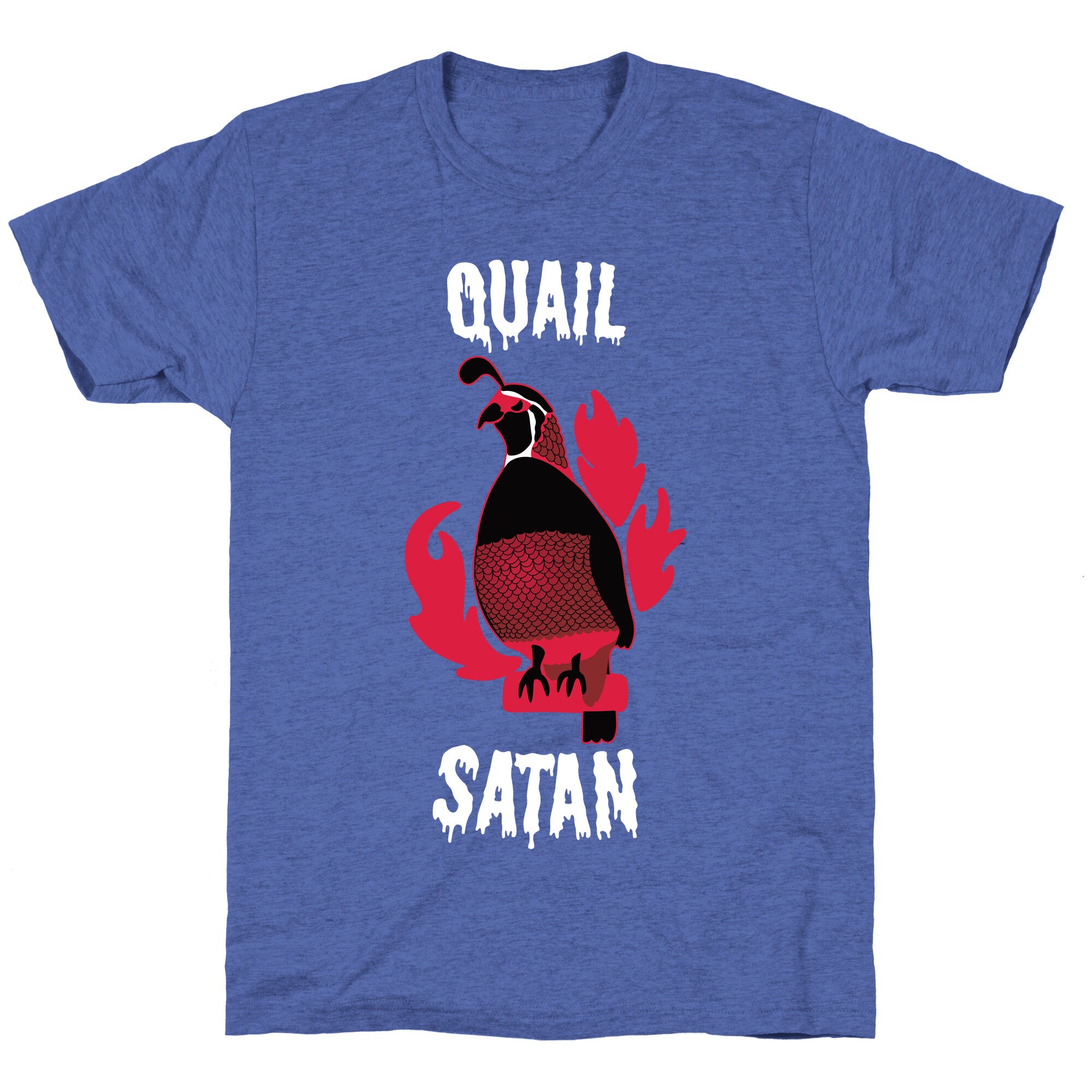 Quail Satan Unisex Triblend Tee